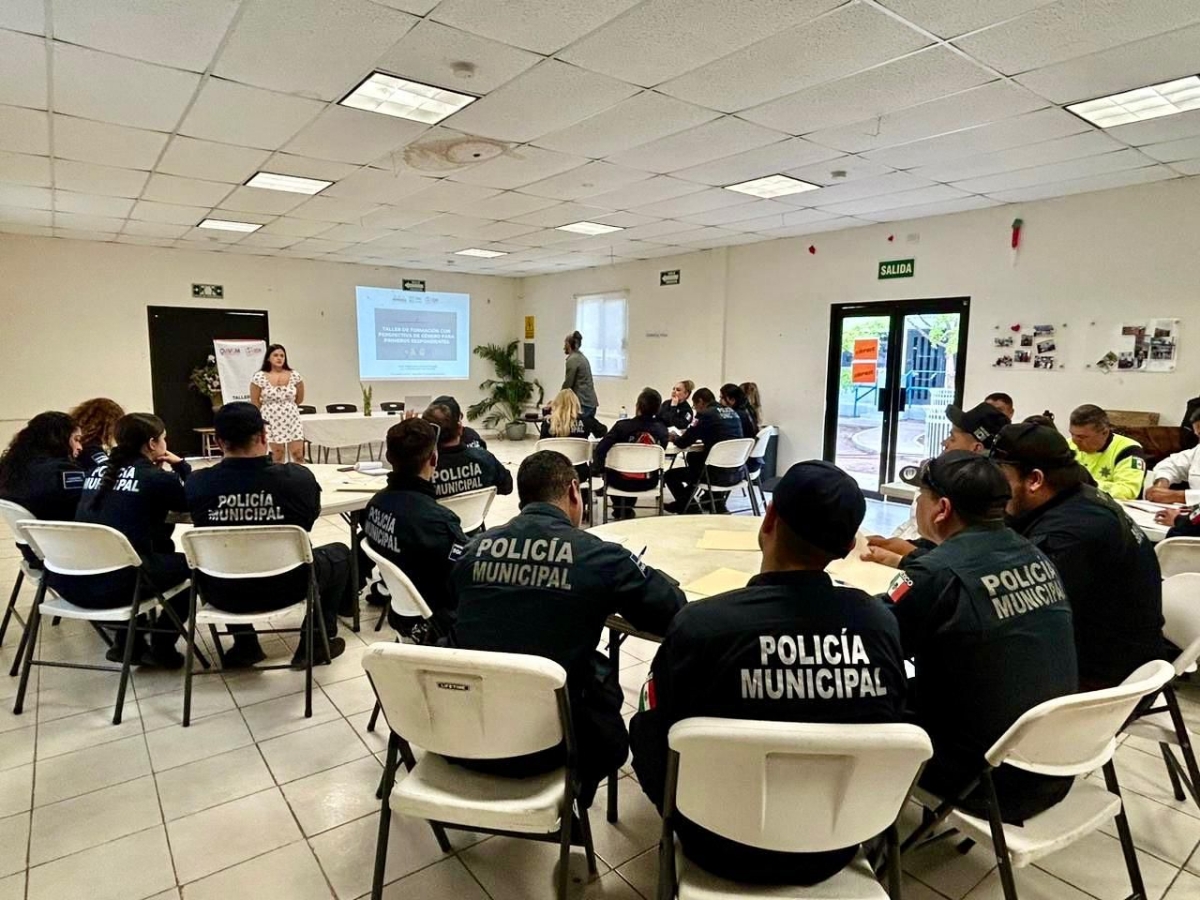 Continúa ISM con Jornadas de Formación con Perspectiva de Género a corporaciones policiacas