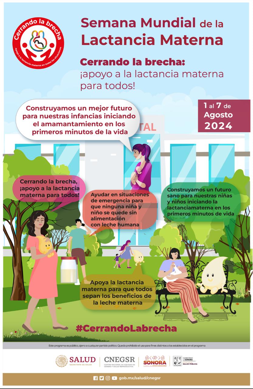 Lactancia Materna beneficia la salud de las y los niños