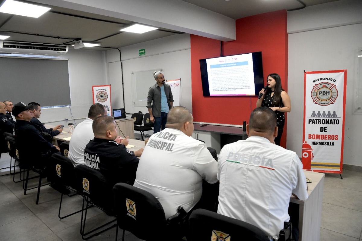 Capacita ISM a elementos policiales de HMO con formación en perspectiva de género