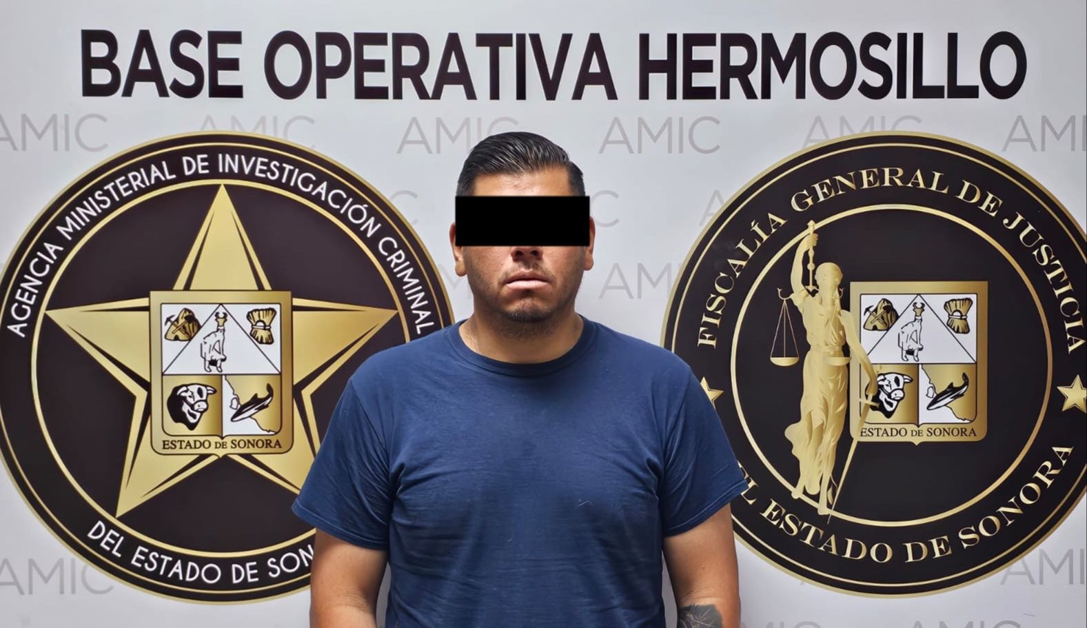 Capturan a Policía Municipal por homicidio en Guaymas