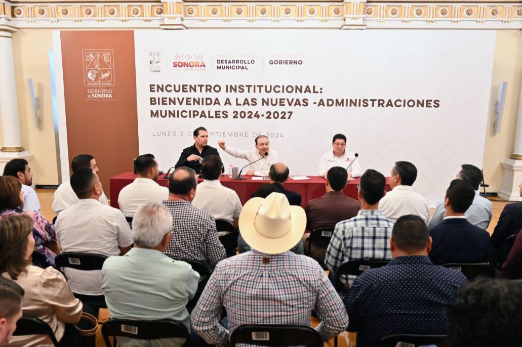 Refrenda Gobernador Durazo compromiso de gobierno municipalista en reunión con alcaldes electos