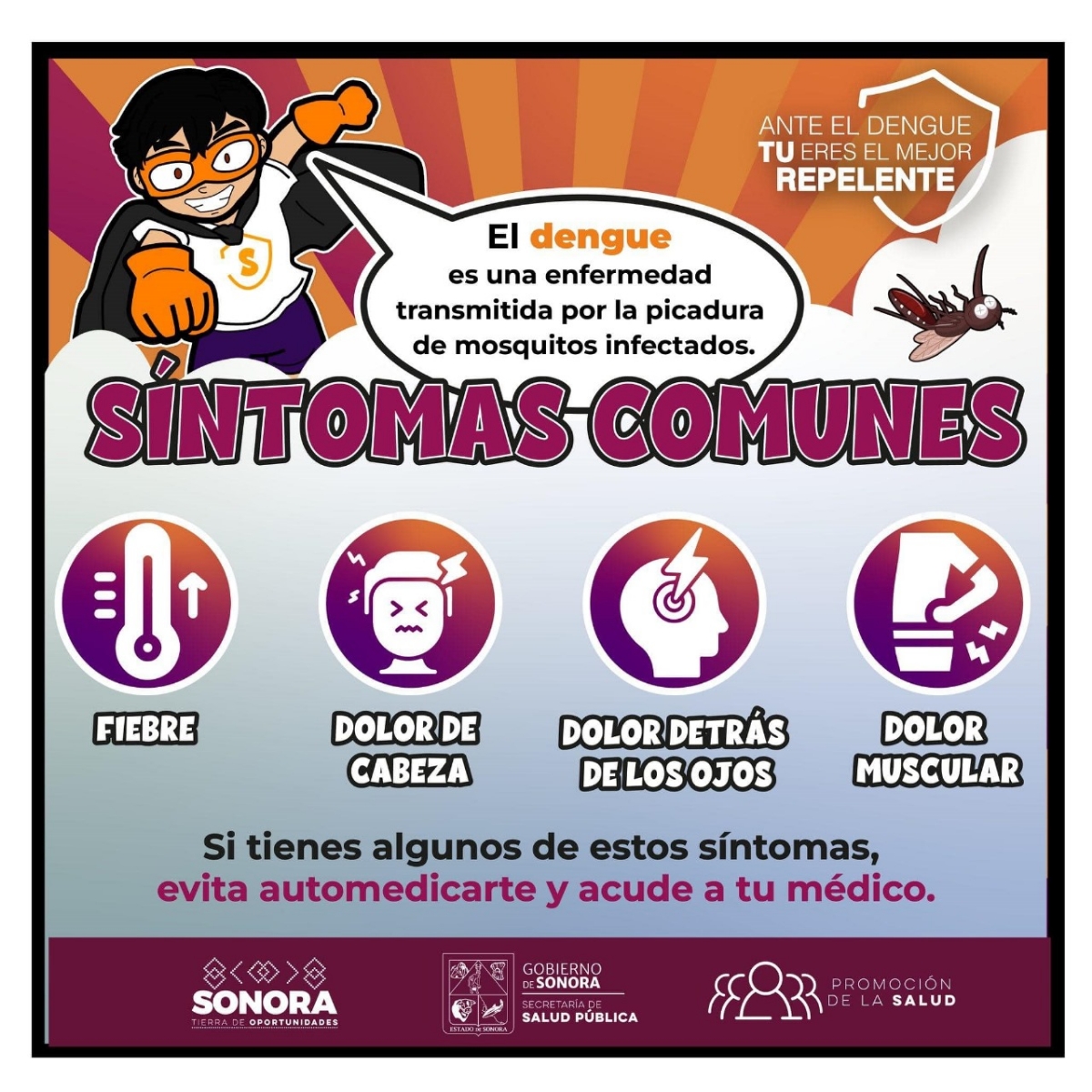 Llama Salud Sonora a mantener hogares limpios y prevenir el dengue
