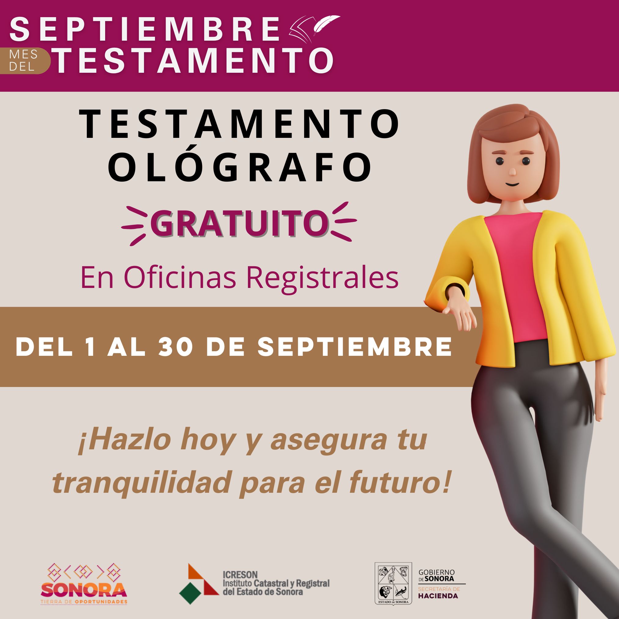 Convocan a realizar testamento