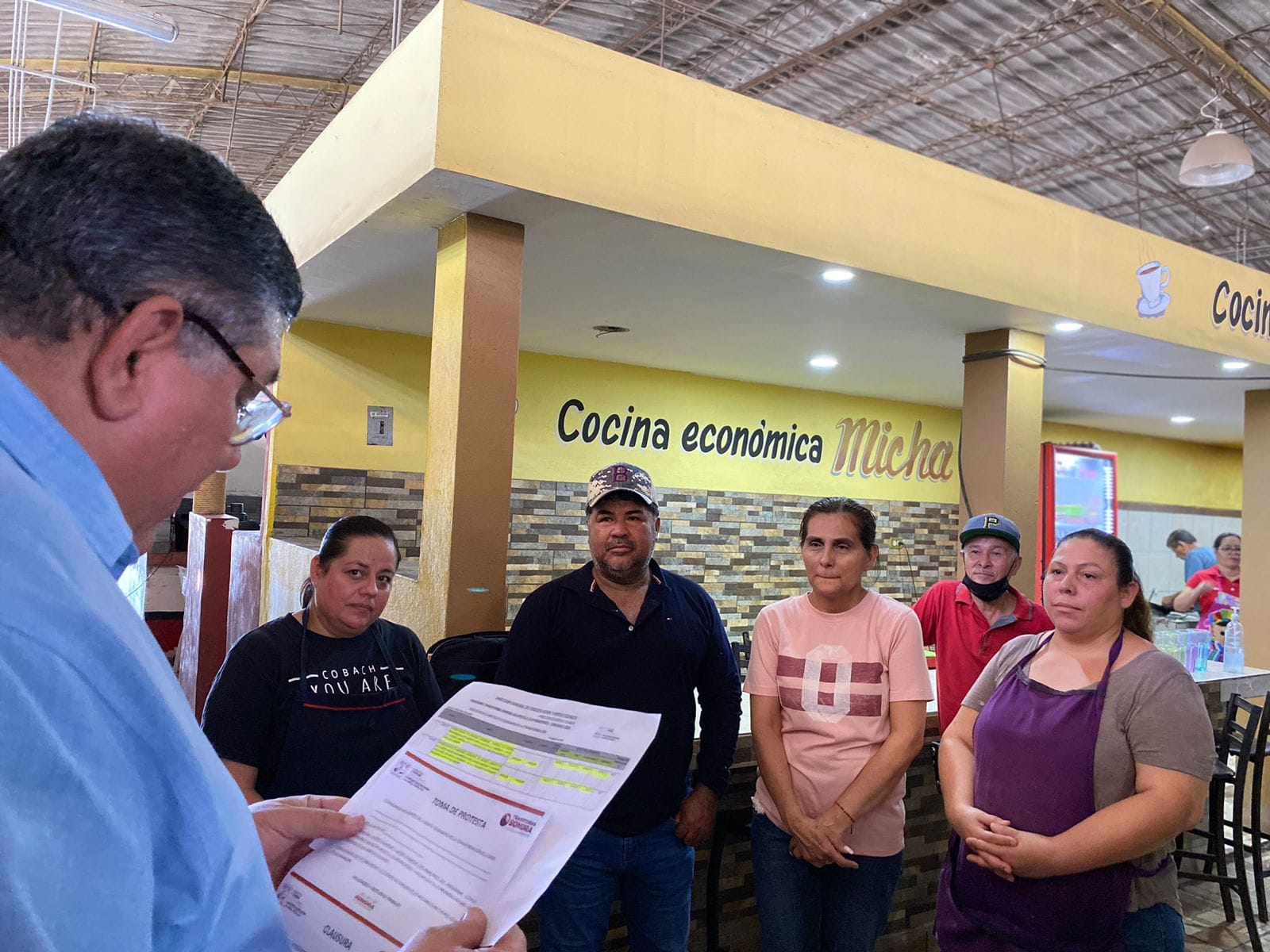 Buen trabajo de quienes integran Comités de Obra en Mercados Municipales