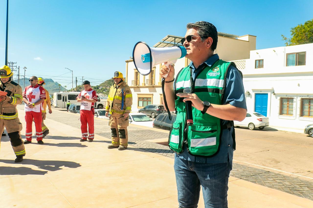Guaymas se suma al ‘Simulacro Nacional 2024’
