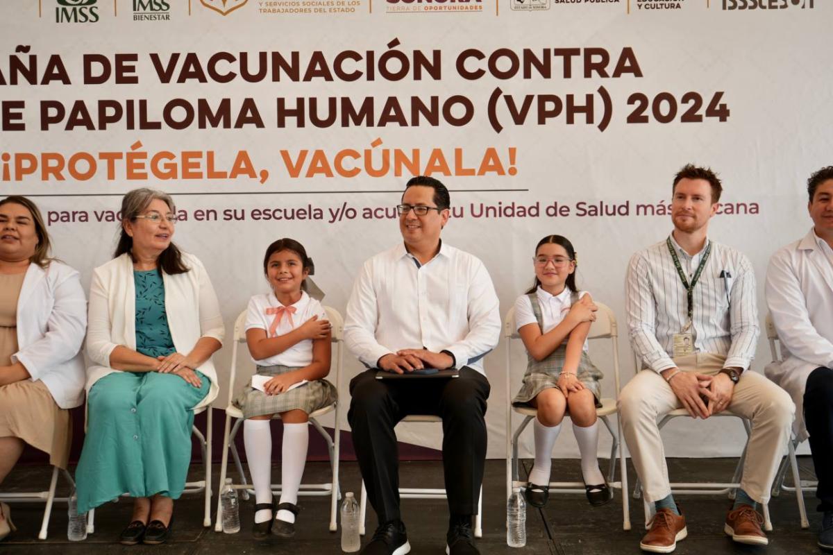 Inicia en Sonora la campaña de vacunación contra el Virus del Papiloma Humano (VPH)