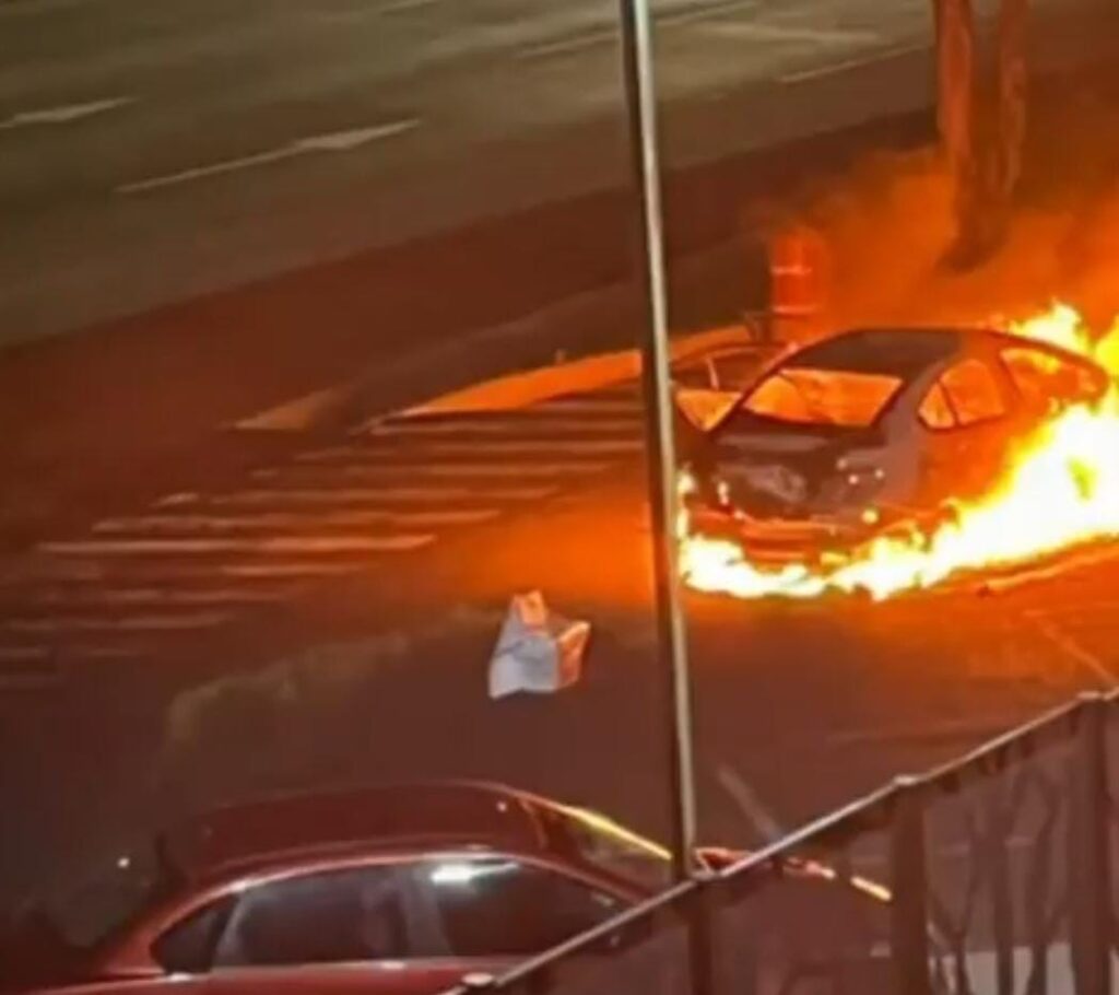 Dos personas calcinadas halladas en vehículo incendiado en Loreto, Zacatecas 1 61 1