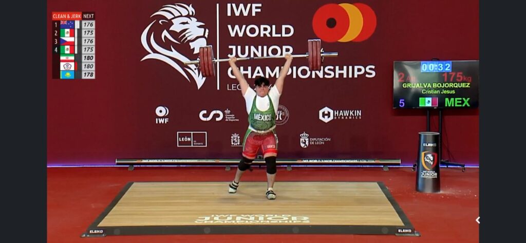 Christian Grijalva Mundial Pesas Junior