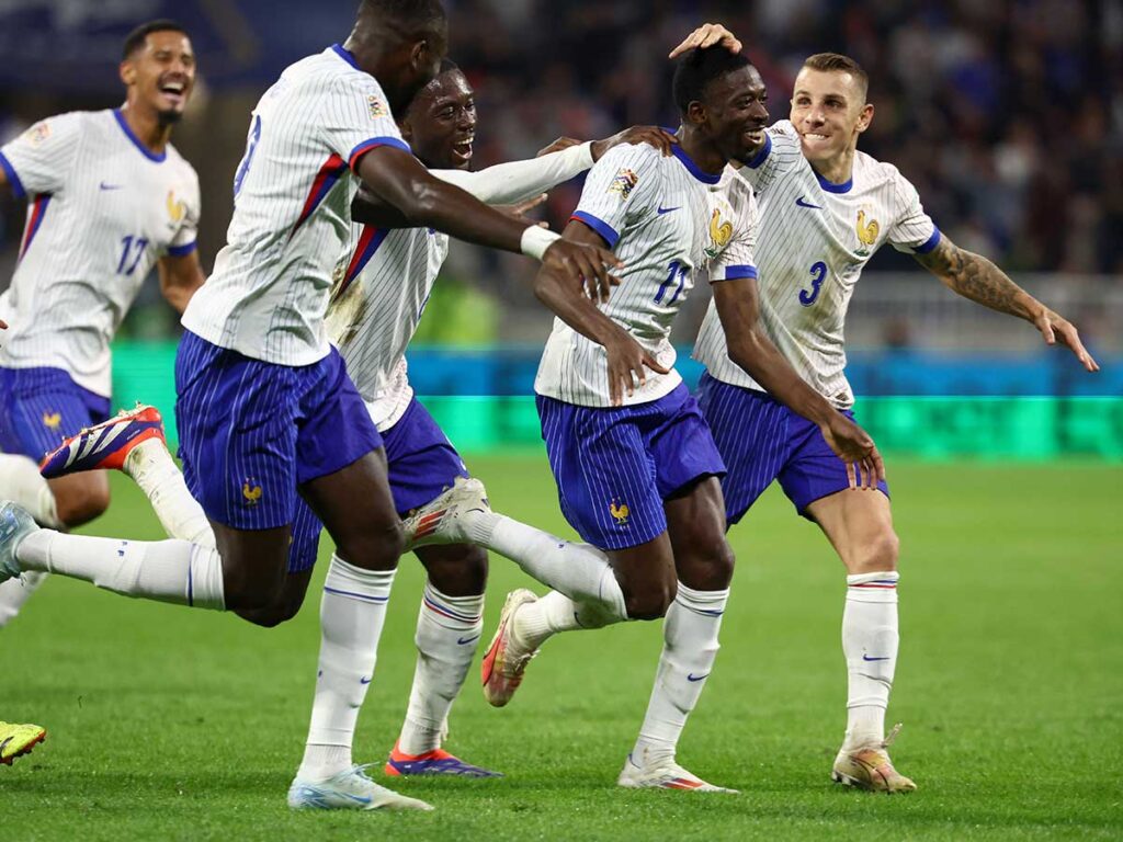 Francia vence a Belgica liga de naciones