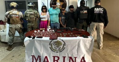 Operativo conjunto de FGJES, CONASE y SEMAR desmantela red de narcotráfico en Cajeme; se detienen ocho personas