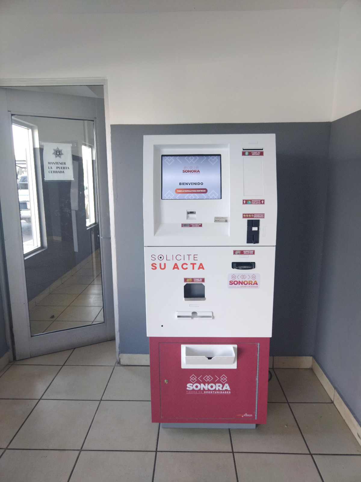 Amplía Gobierno de Sonora servicio de cajeros automáticos de Registro Civil