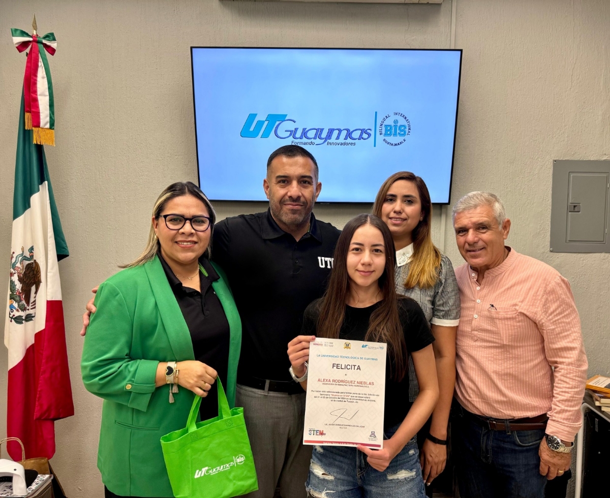 Alumna de UTGuaymas participará en seminario binacional sobre Mujeres en STEM