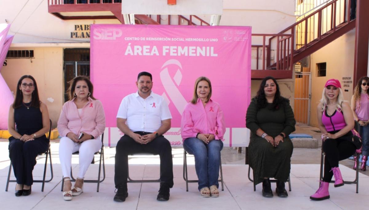 Acerca Gobierno de Sonora acciones de prevención del cáncer de mama a mujeres del Cereso