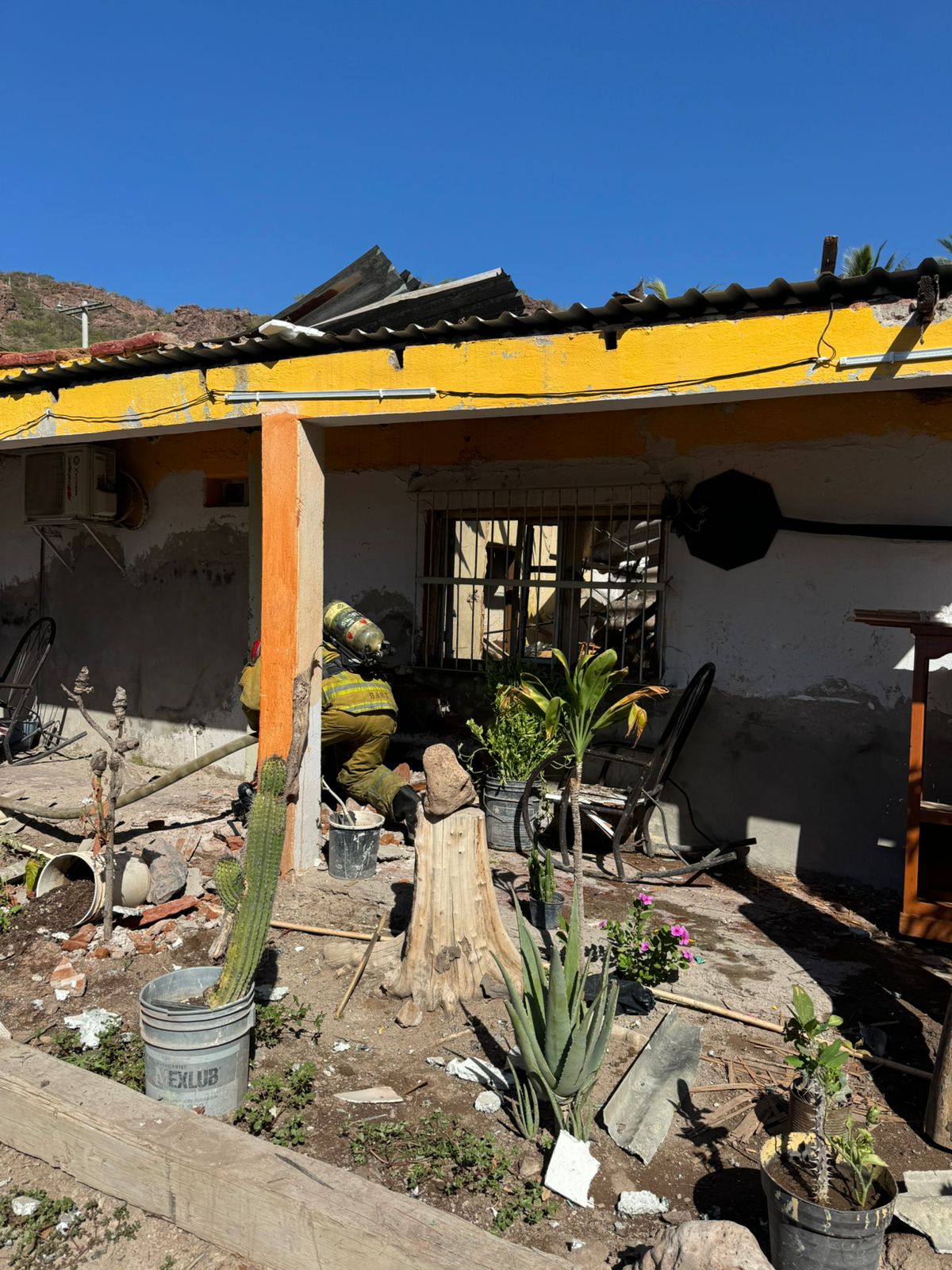 Se registra explosión en vivienda en la ‘Guarida del Tigre’