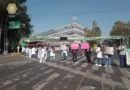 Trabajadores de la Salud protestan frente a Palacio Nacional por falta de pagos