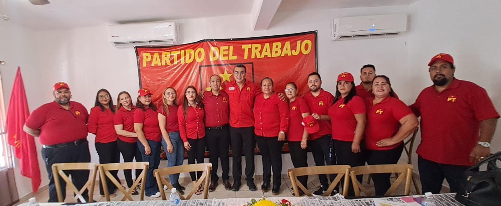 Asume Reyniero de la Vega dirigencia del PT en Empalme