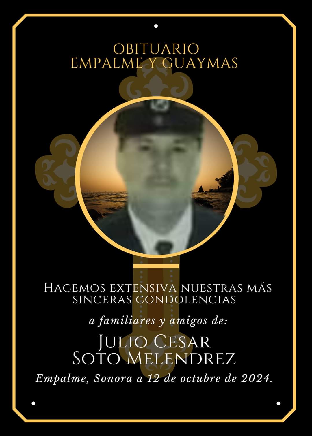 De Empalme, ex marino asesinado en Hermosillo