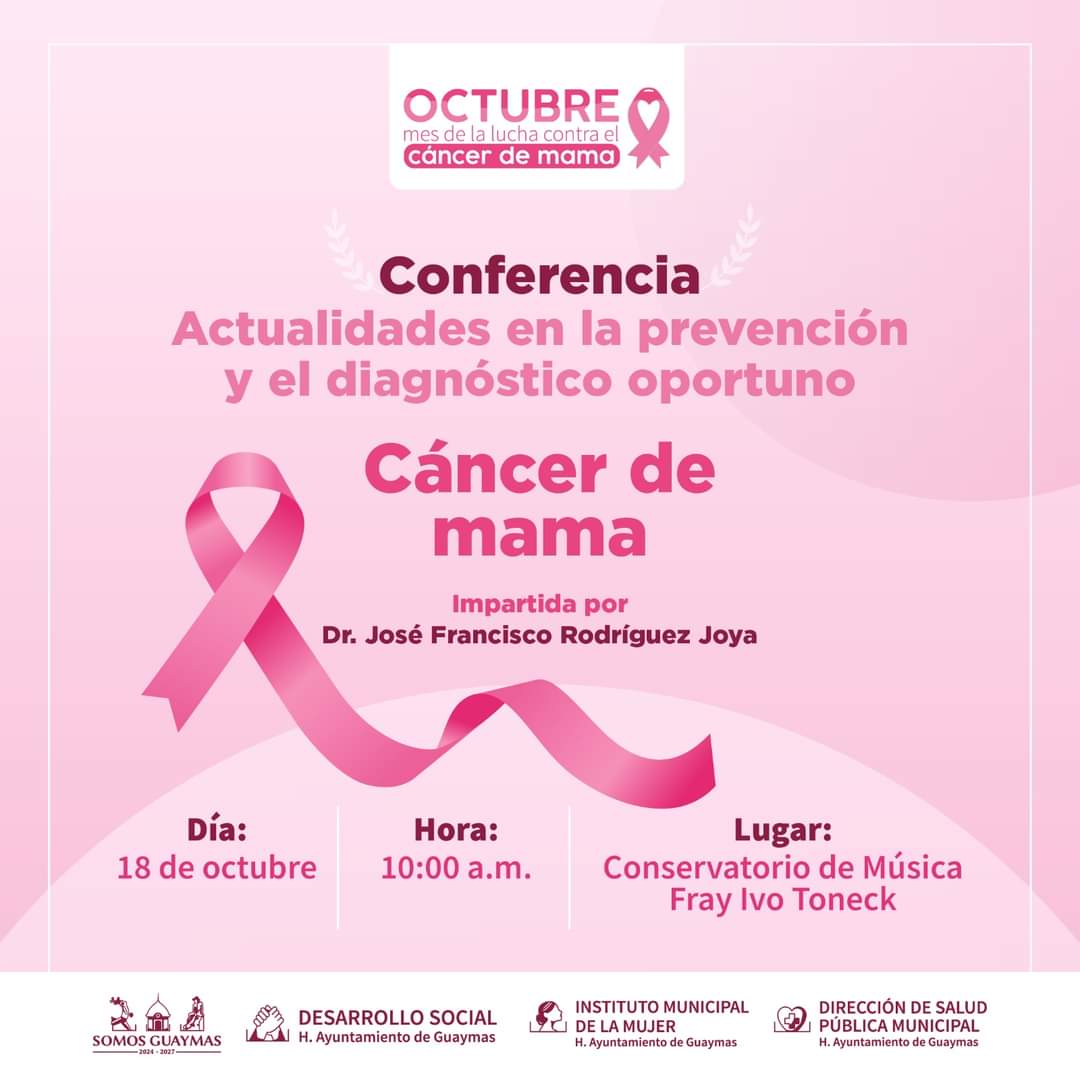 Hoy conferencia sobre prevención de cáncer