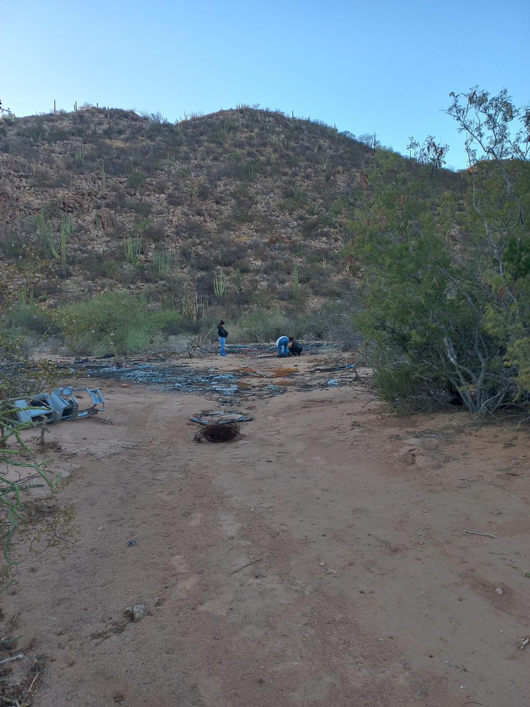 Localizan osamenta humana en el valle de Empalme