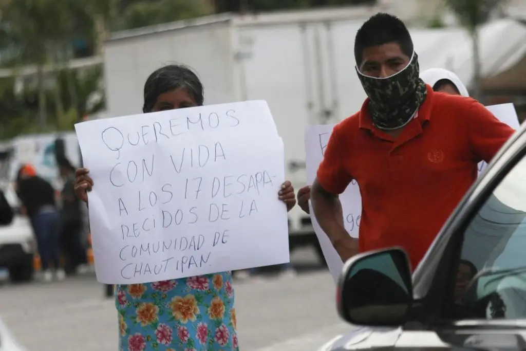 Familiares exigen búsqueda de 17 desaparecidos en Guerrero