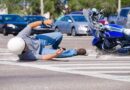 Se lesiona motociclista en choque