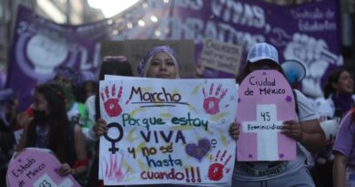 Miles de mujeres se manifiestan en 12 estados contra la violencia de género