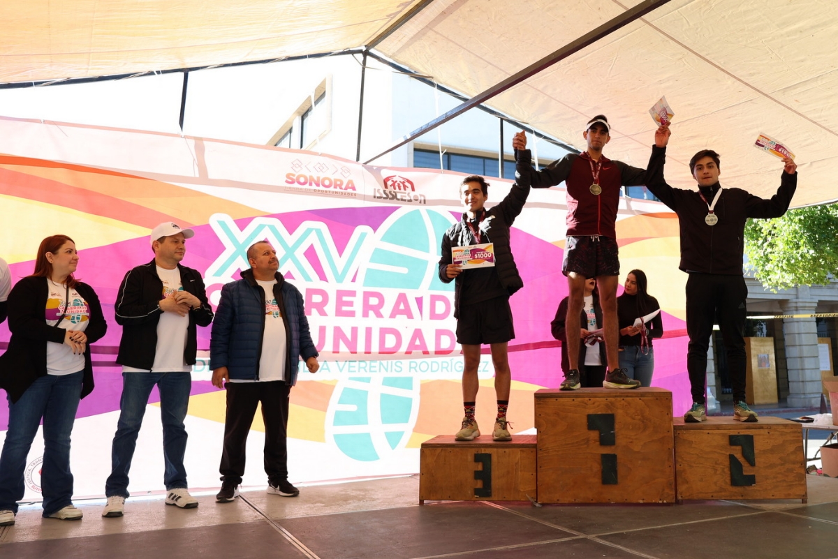 Premia Isssteson a ganadores y ganadoras en la XXV Edición de la Carrera de la Unidad