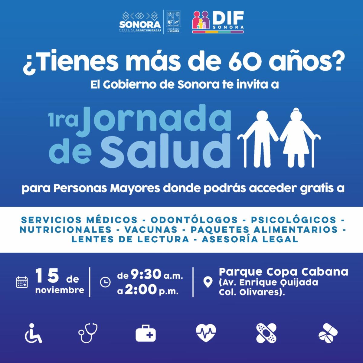 Gobernador Durazo prioriza atención integral de personas mayores con primera Jornada de Salud: Lizeth Vásquez