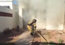 Se incendia casa abandonada