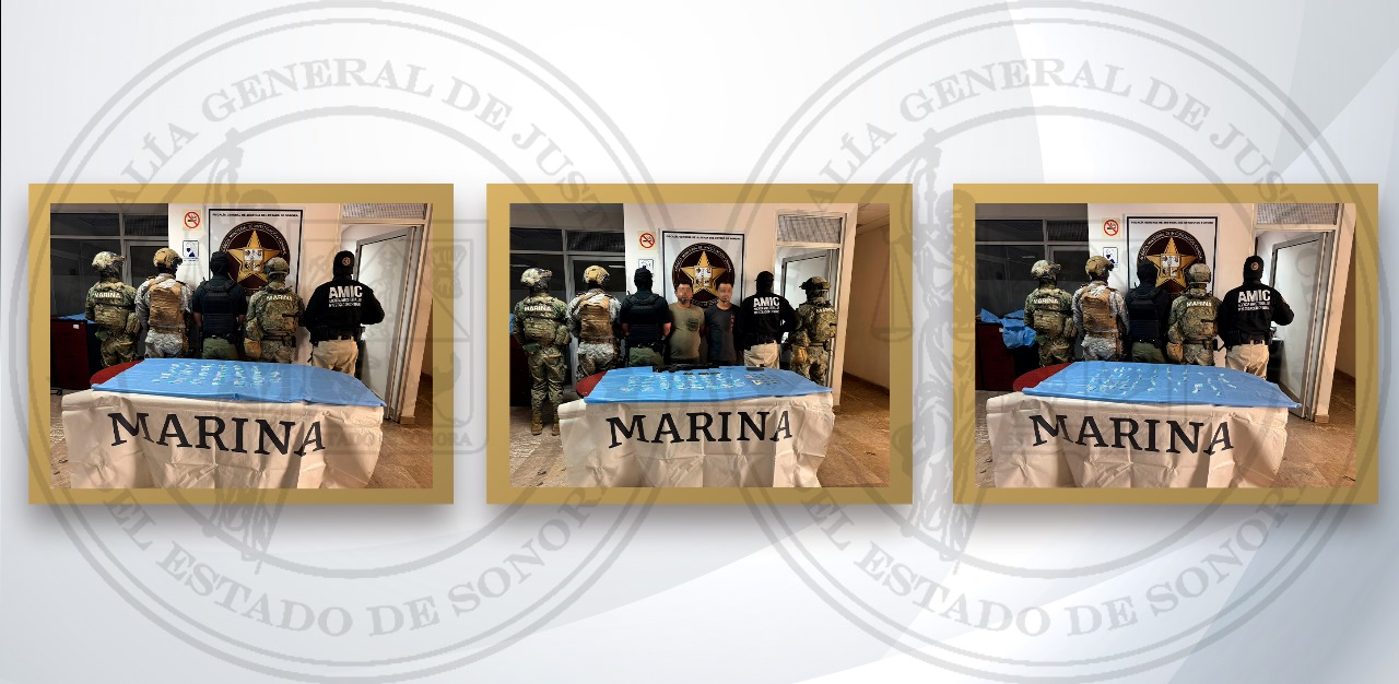 Fuerza de Tarea Interinstitucional (FTI) captura a dos individuos, asegura armas y narcóticos en cateos en Ciudad Obregón