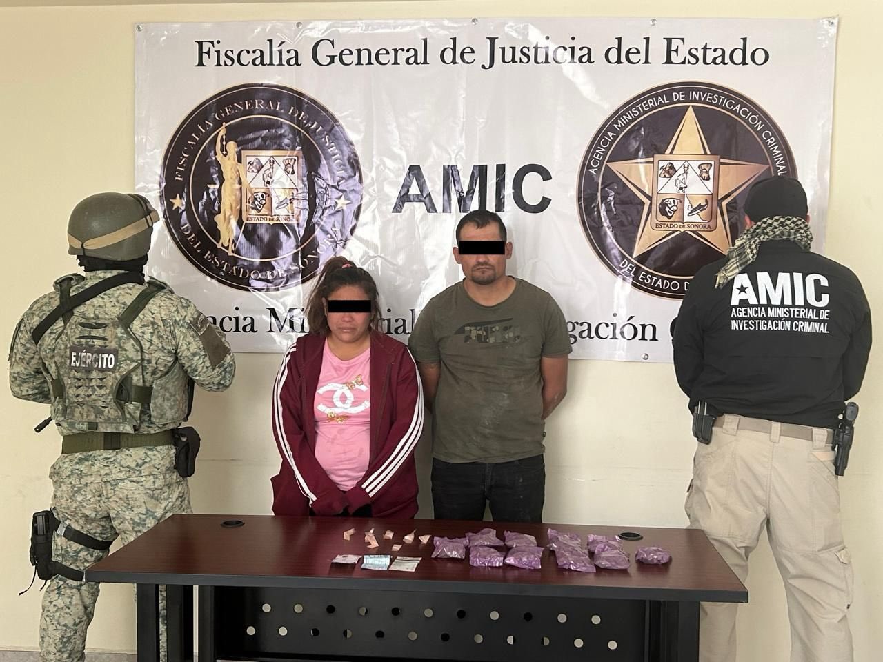 Operativo conjunto AMIC-DEFENSA logra aseguramiento positivo en San Luis Río Colorado