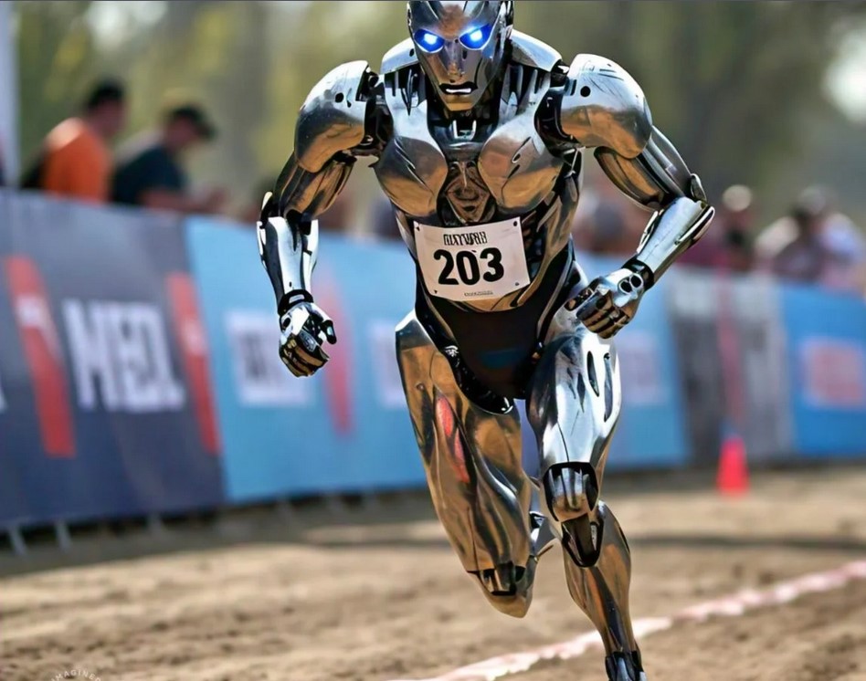 Robot maraton China