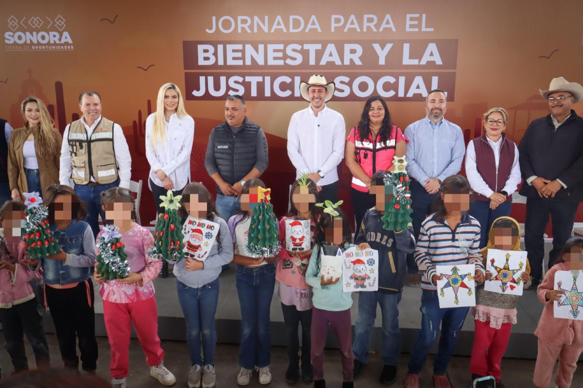 Gobierno de Sonora ofrece más de 3 mil 200 servicios gratuitos en Jornada para el Bienestar en Estación Pesqueira