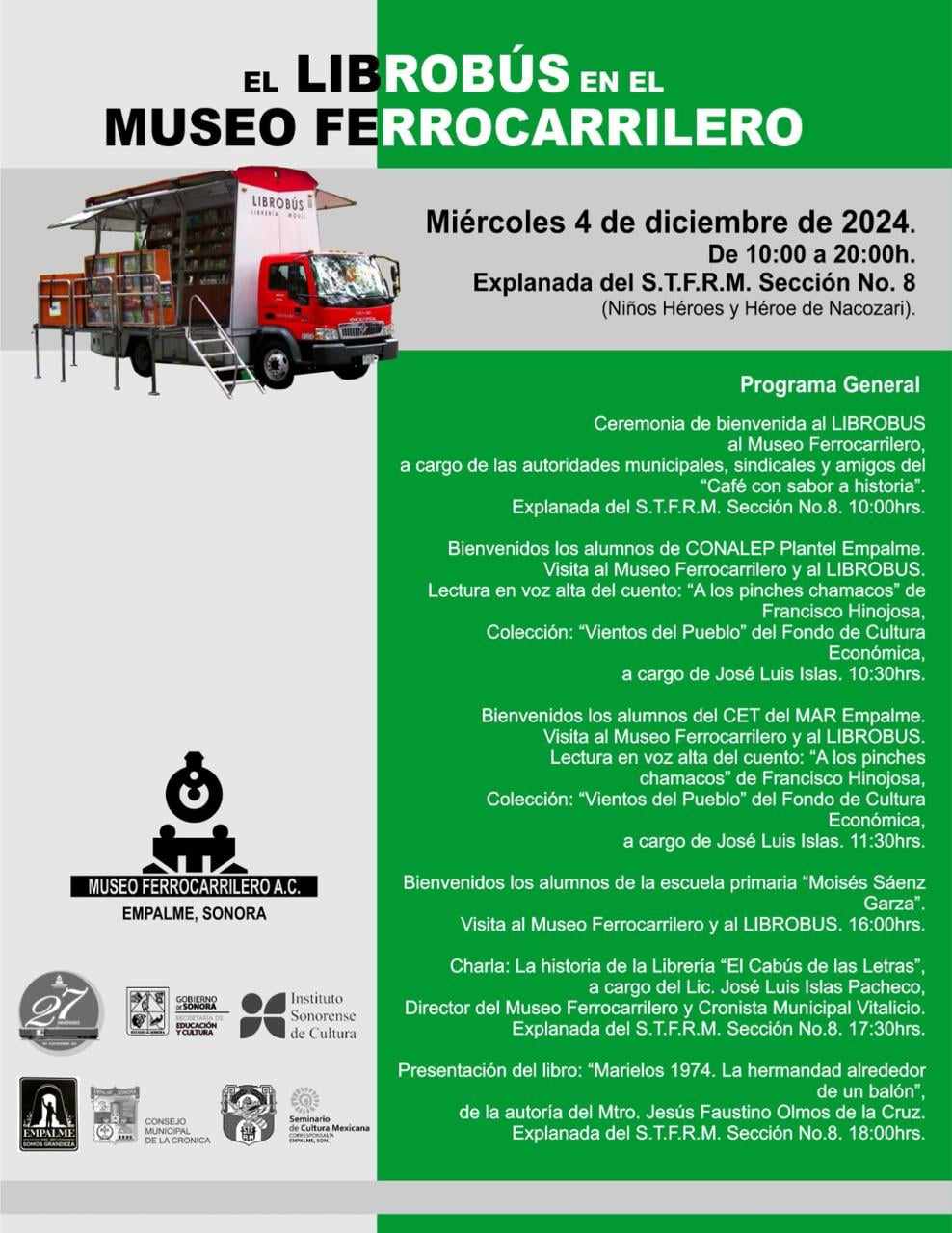 Presentará el Mufer programa del Librobus