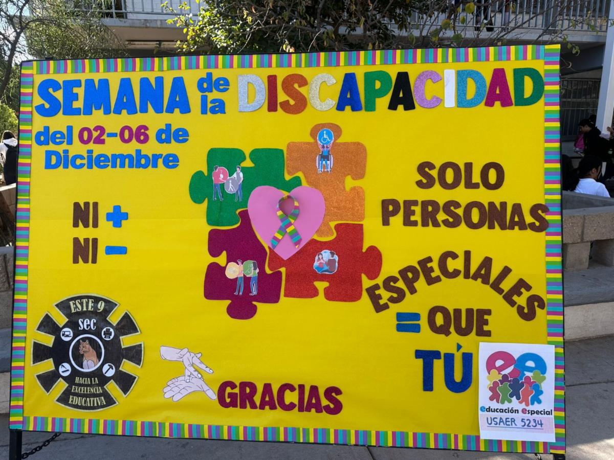 Ofrece Gobierno de Sonora educación integral a más de 32 mil alumnos con alguna discapacidad: SEC