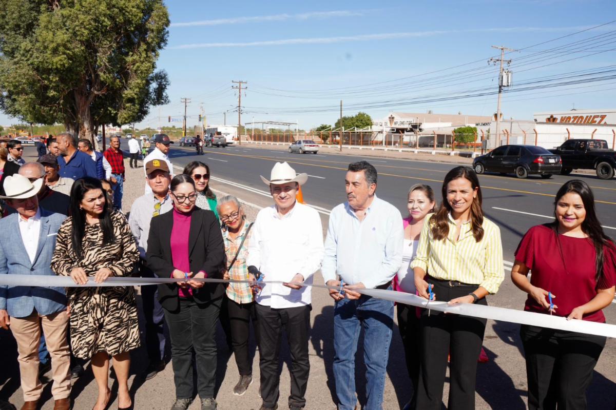 Gobernador Durazo beneficia a cajemenses con nuevo transporte, modernización de calles e internet