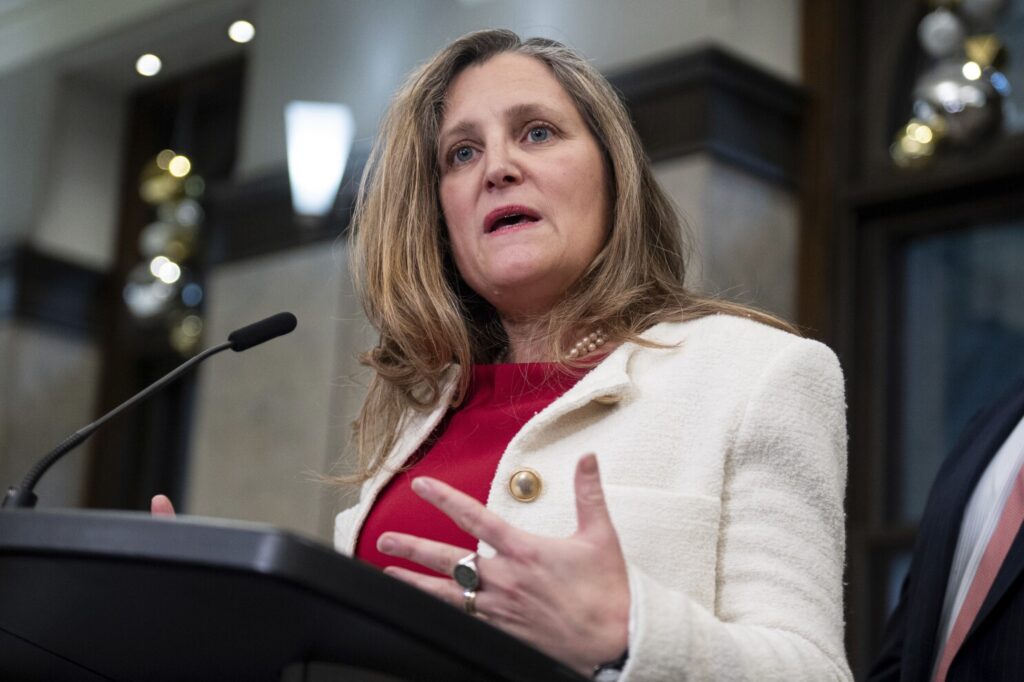 Chrystia Freeland renuncia como ministra de Finanzas, desatando una crisis política en Canadá 1 47 1