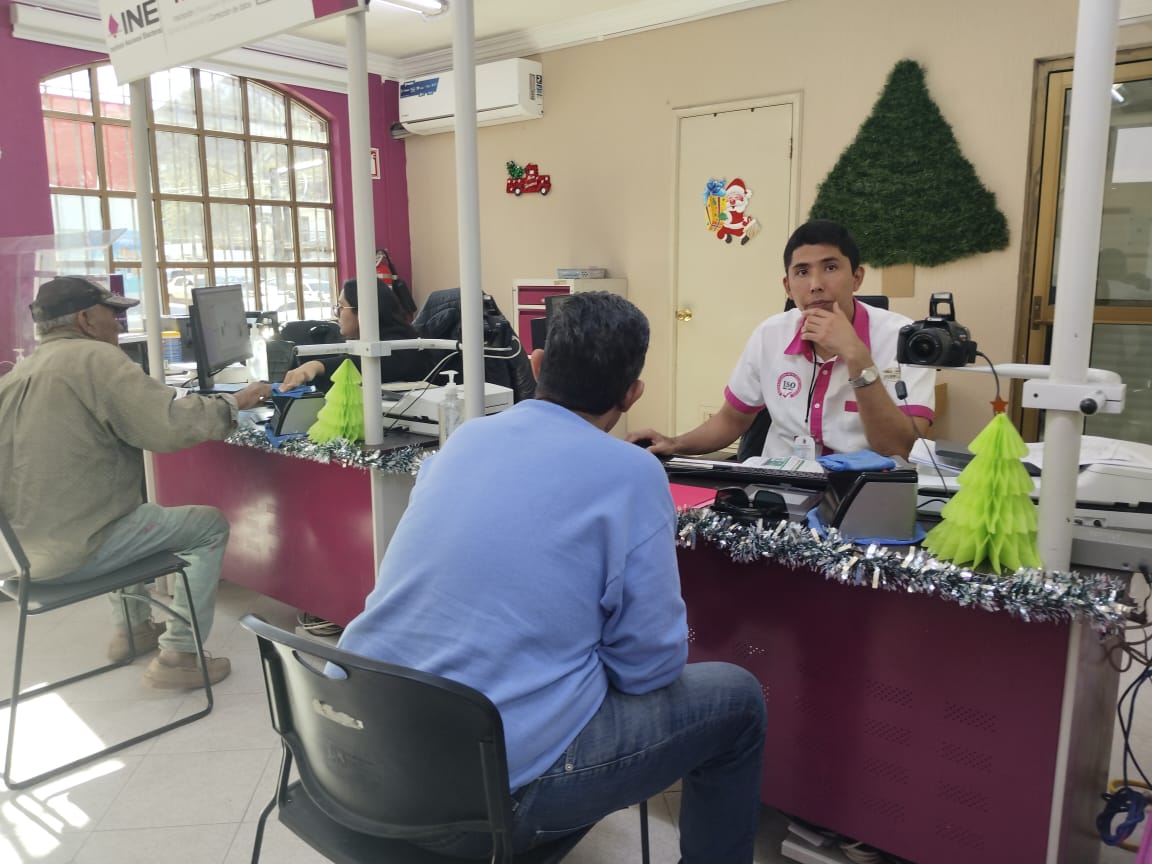 Hasta el mes de febrero actualización de credenciales del INE