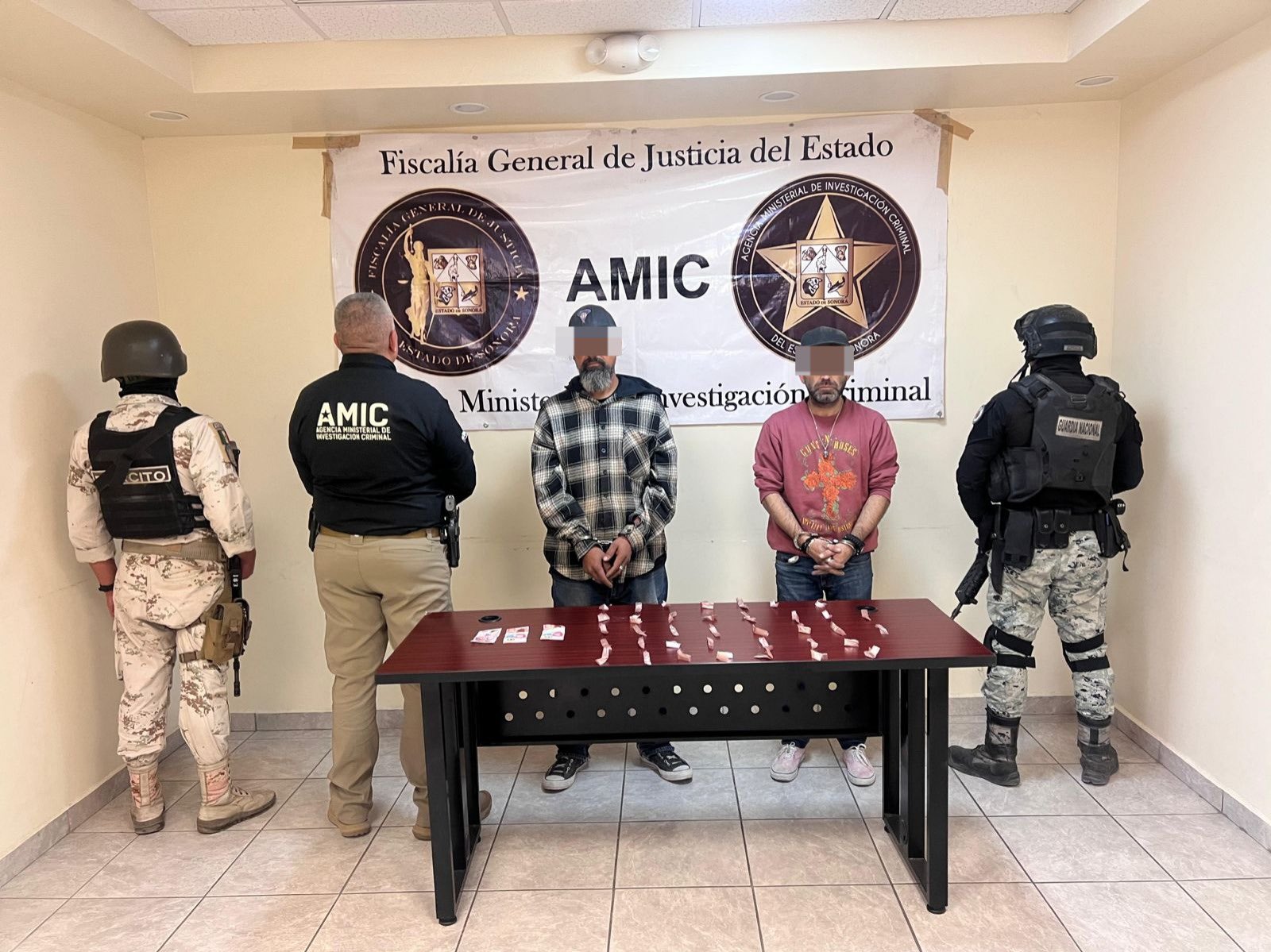 Cateos en San Luis Río Colorado resultan en capturas y aseguramiento de drogas