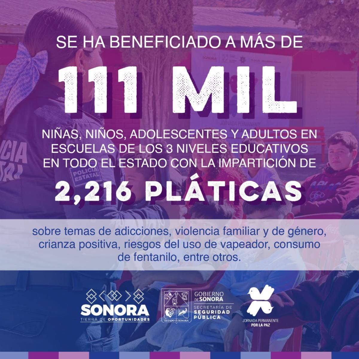 Fortalece Gobierno de Sonora acciones para prevenir delitos: SSP