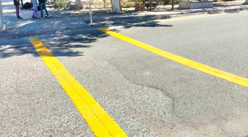 17 enero pintaran areas peatonales