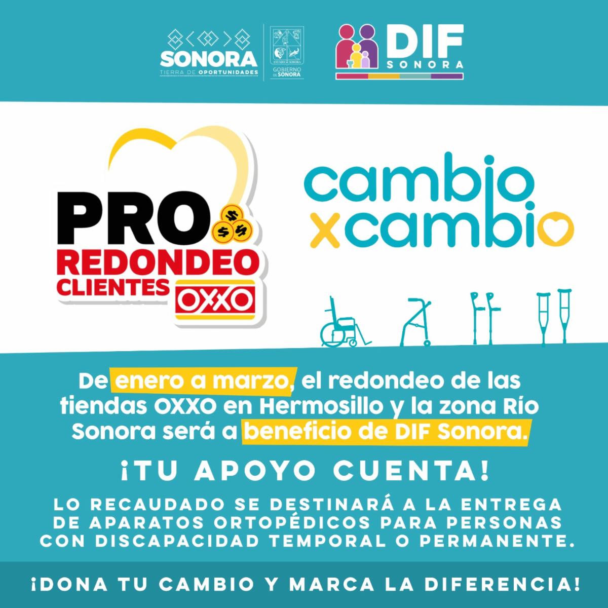 Invita DIF Sonora a sumarse al programa de redondeo de tiendas de autoservicios