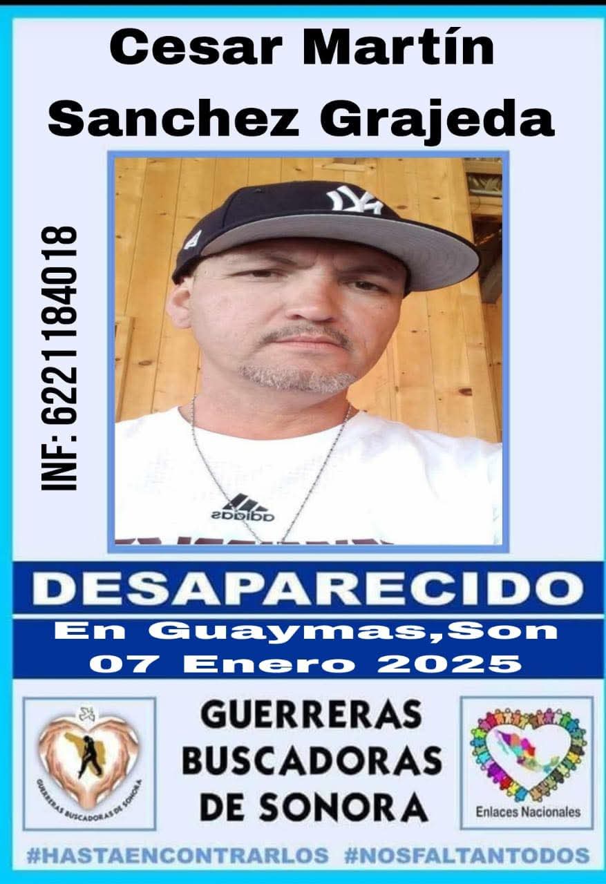 Reportan desaparición de varón