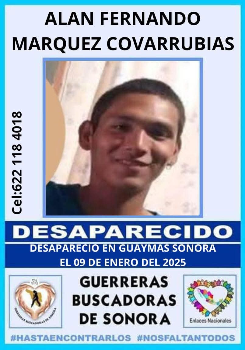 Van tres desaparecidos en enero