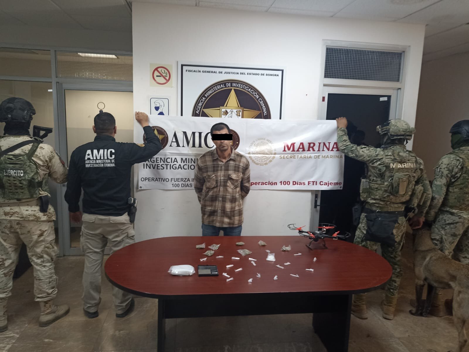 Operativo Conjunto captura a presunto narcomenudista en Cajeme