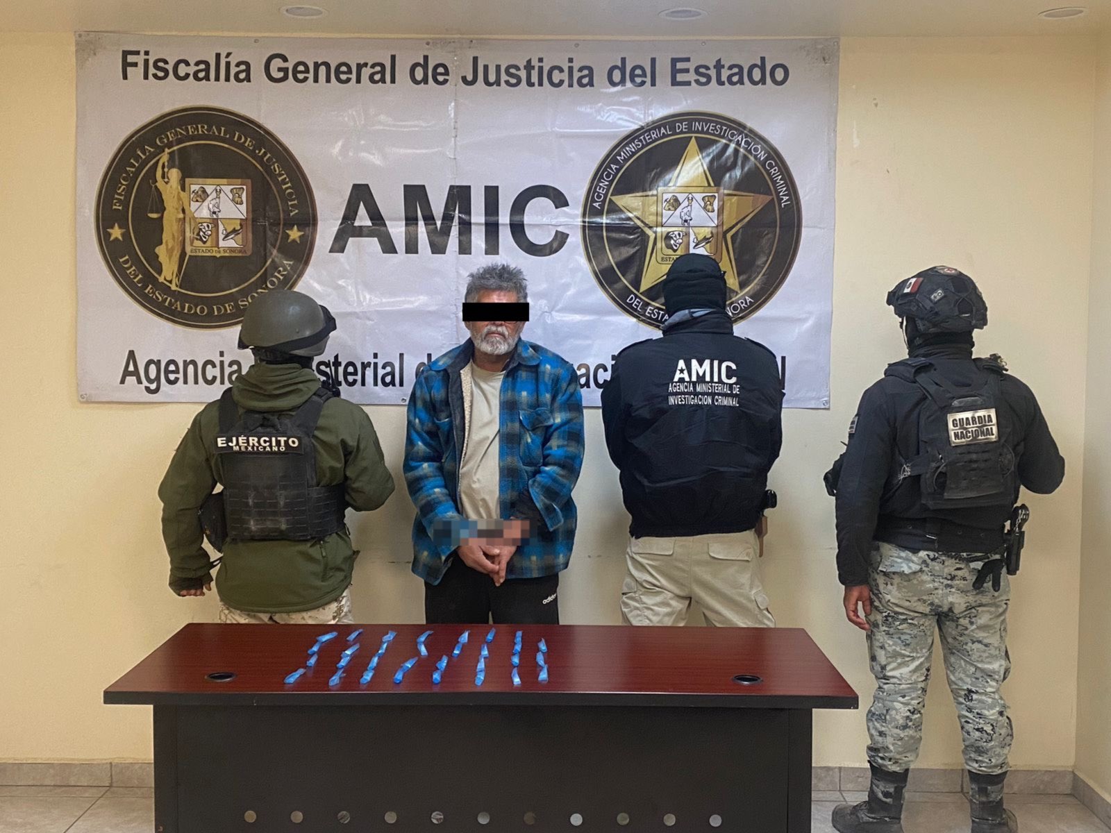 Operativo coordinado logra exitoso cateo y captura en San Luis Río Colorado