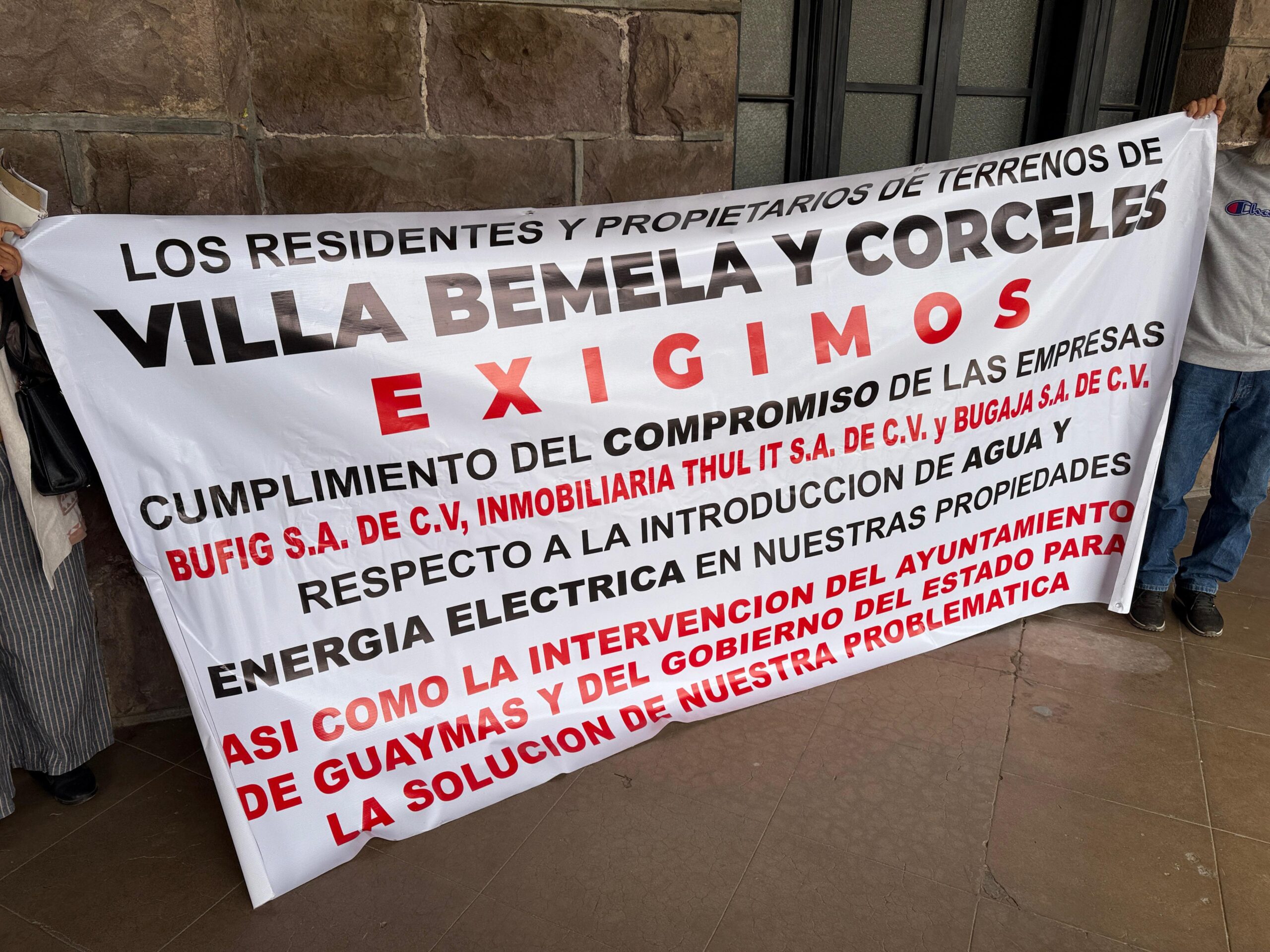 Vecinos de Villa Bemela exigen servicios