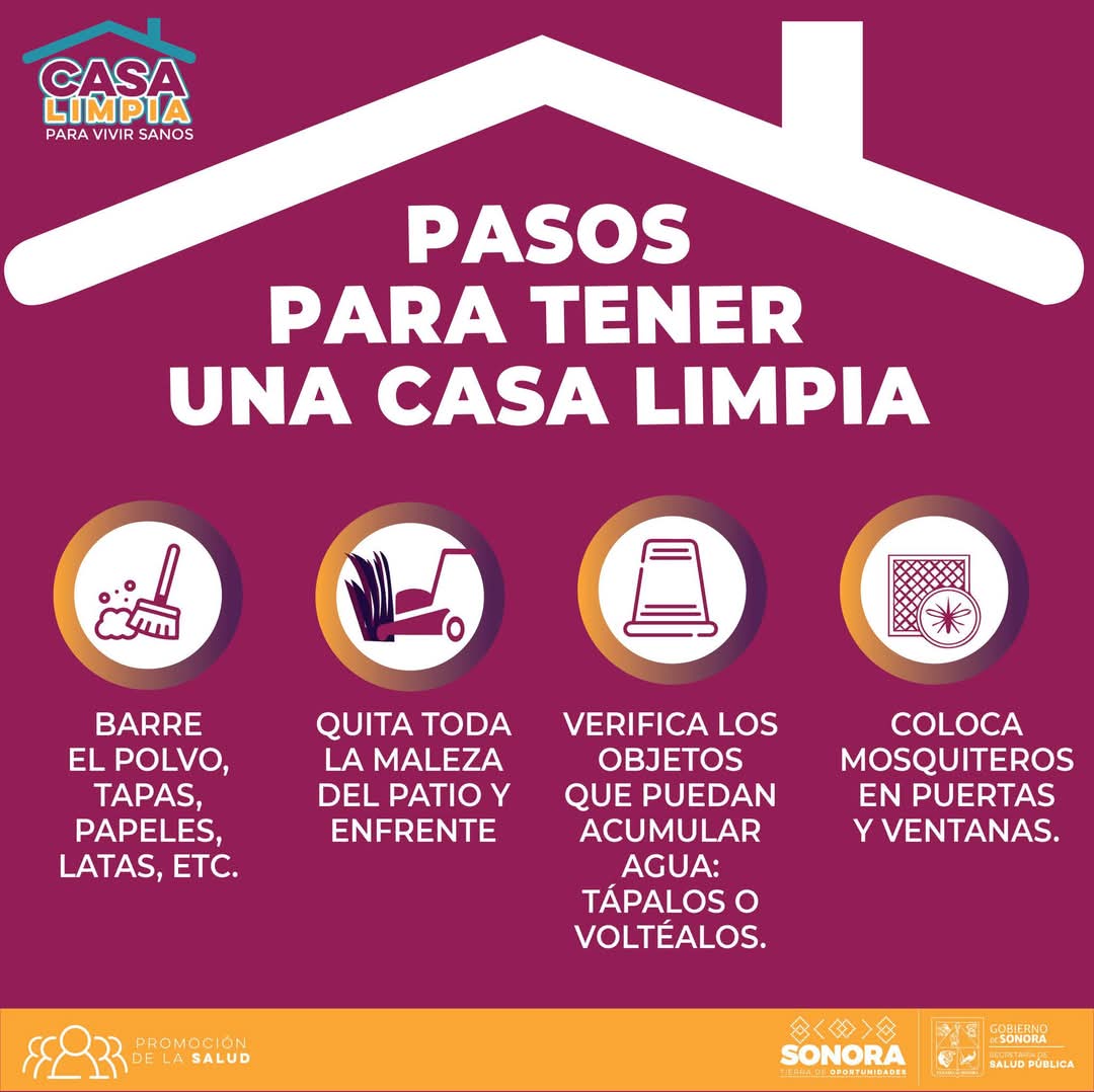 Acciones preventivas en el hogar disminuyen enfermedades transmitidas por vectores: Salud Sonora 