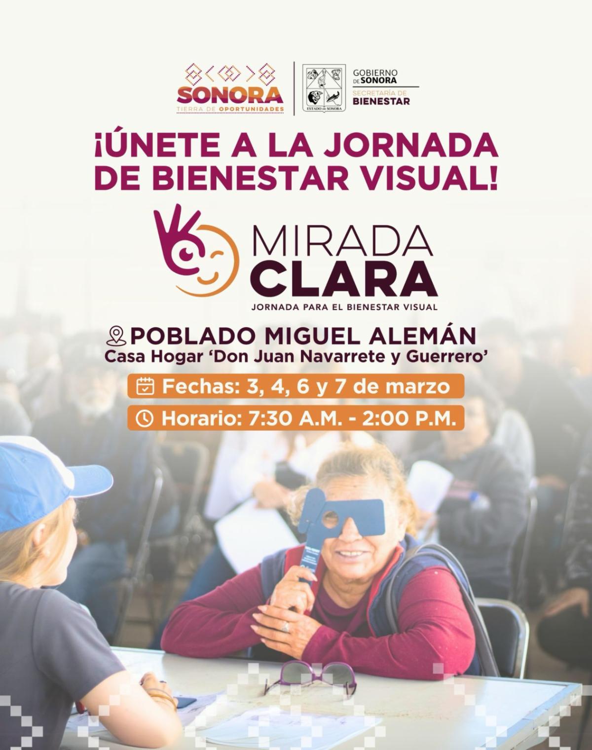 Anuncia Gobierno de Sonora Jornada Visual “Mirada Clara 2025”