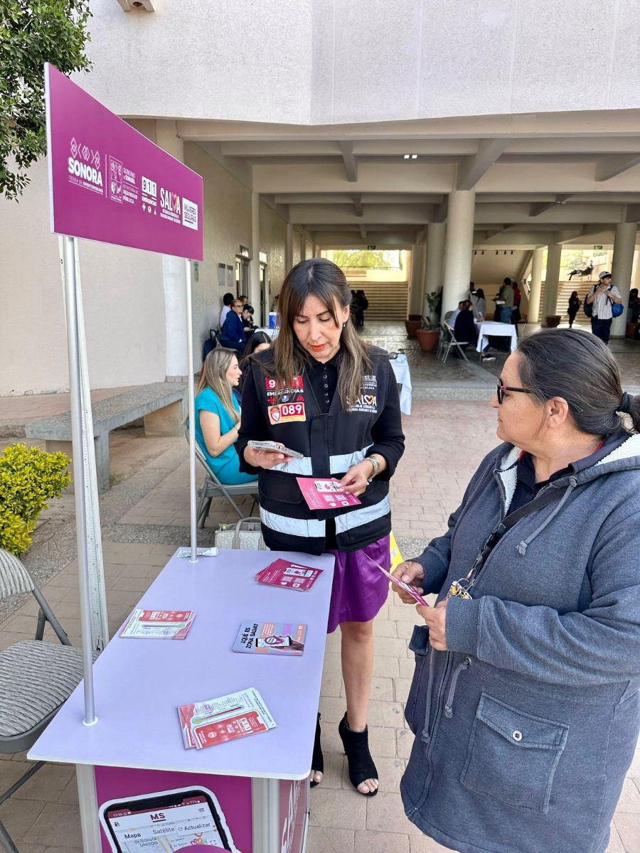 Orienta SSP sobre prevención de violencia familiar y de género a alumnos de Unison